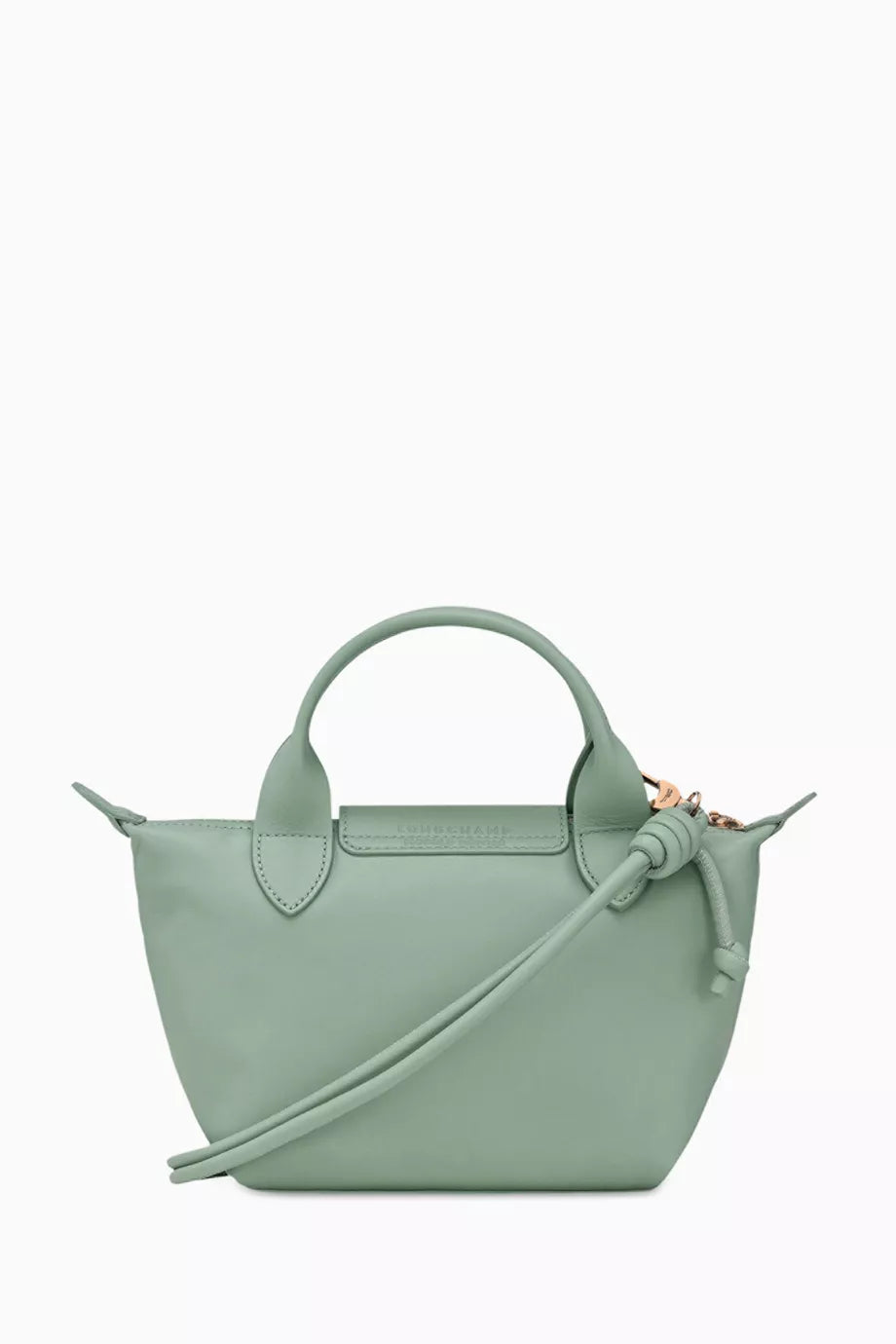 Long Champ Le Pliage Xtra XS Handbag Celadon - Leather