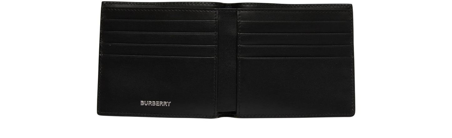 Burberry Vintage Check wallet in matt grain coated fabric