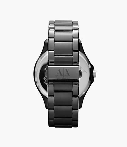 Armani Exchange Multifunction Black Steel Watch