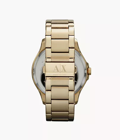 Armani Exchange Multifunction Gold-Tone Stainless Steel Watch