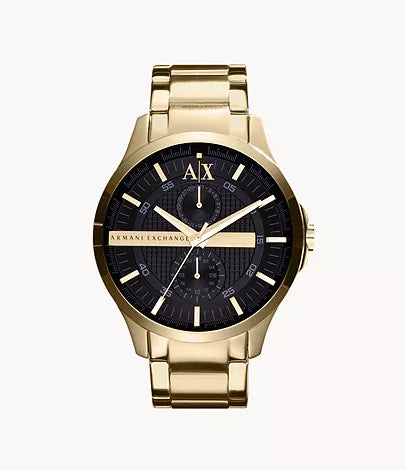 Armani Exchange Multifunction Gold-Tone Stainless Steel Watch