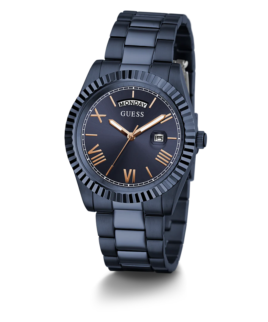 GUESS Mens Navy Day/Date Watch