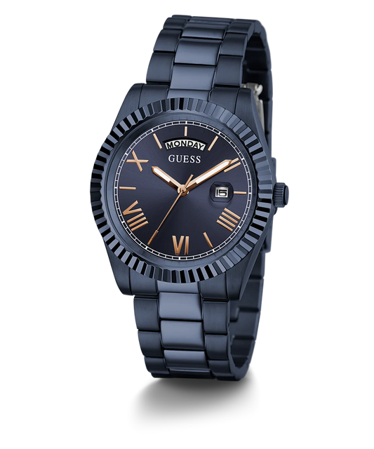 GUESS Mens Navy Day/Date Watch