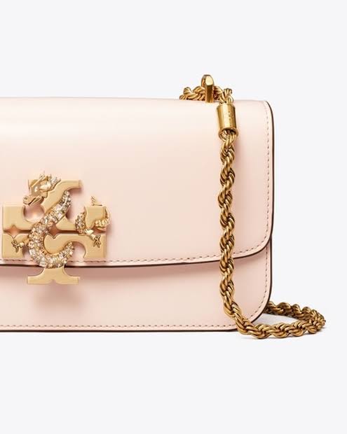 TORY BURCH ELEANOR RECTANGULAR BAG DELICATE PINK