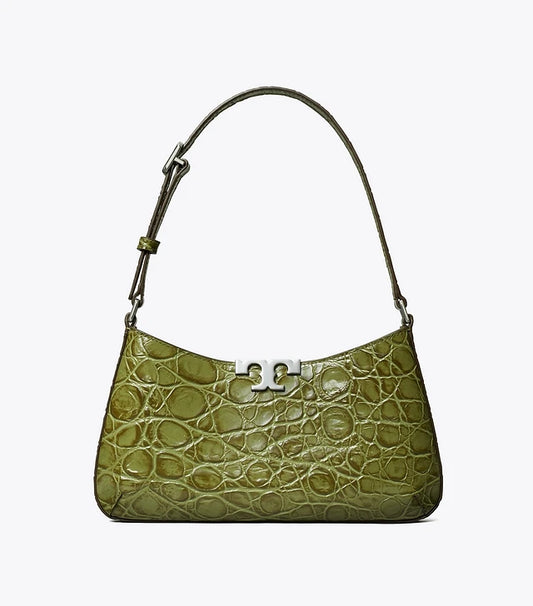 Tory burch ELEANOR CROC-EMBOSSED SLIM SHOULDER BAG
