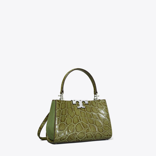 Tory burch ELEANOR CROC-EMBOSSED SATCHEL mini