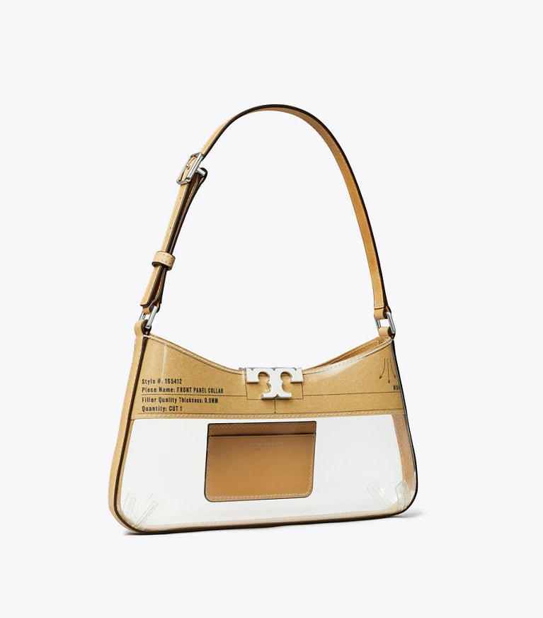 ELEANOR CLEAR SLIM SHOULDER BAG