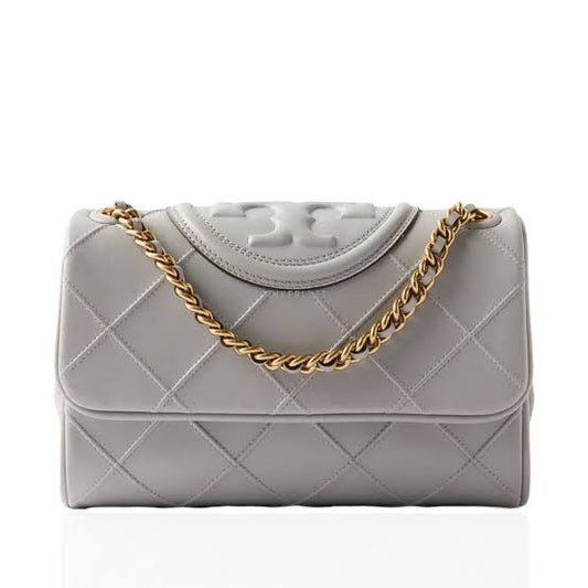 Tory burch | soft fleming convertible | Bay Grey