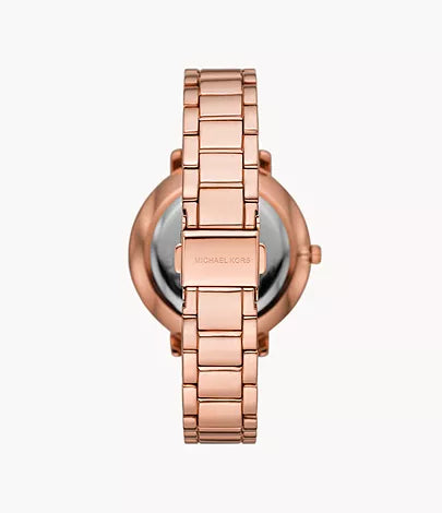 Michael Kors Pyper Three-Hand Rose Gold-Tone Alloy Watch mk4594