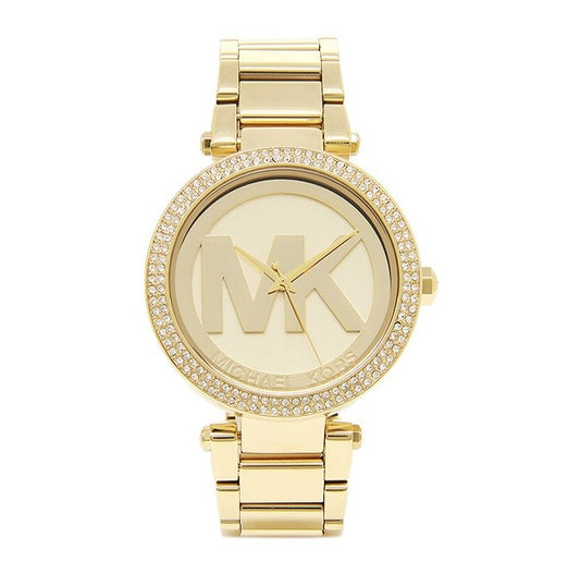 Michael Kors Women’s Quartz Stainless Steel Champagne Dial 39mm Watch MK5784