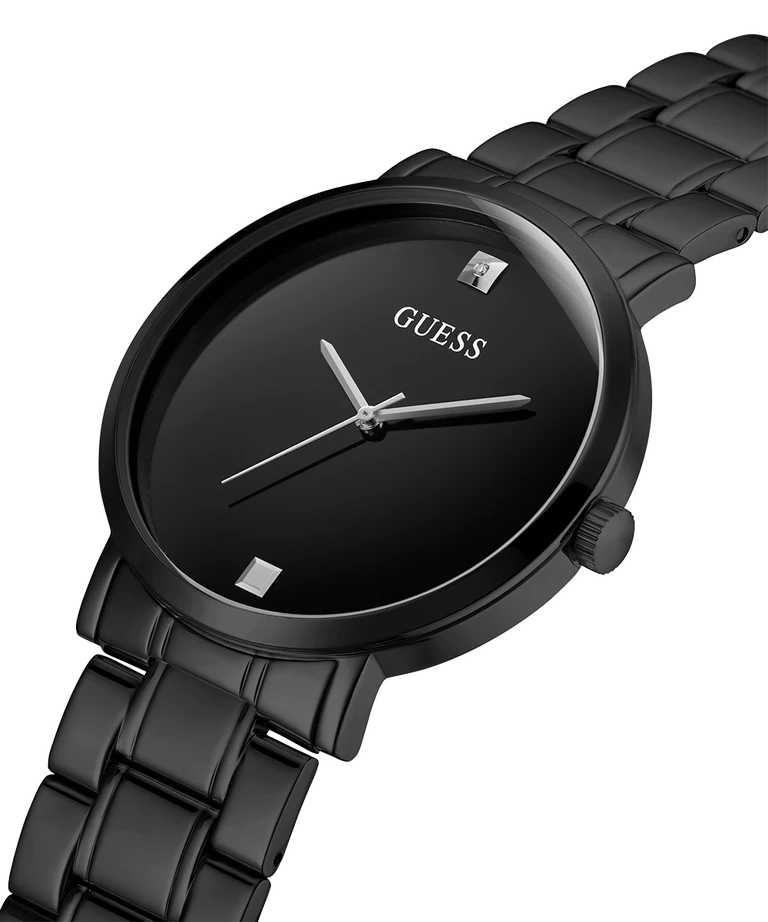 GUESS Mens Black Analog Watch