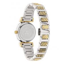 Versace Women’s Quartz Swiss Made Two-tone | Stainless Steel | Green Dial 27mm | Watch VEAA01320