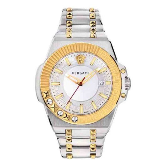 Versace Men’s Quartz Swiss Made | Stainless Steel Silver | Dial 45mm | Watch VEDY00519