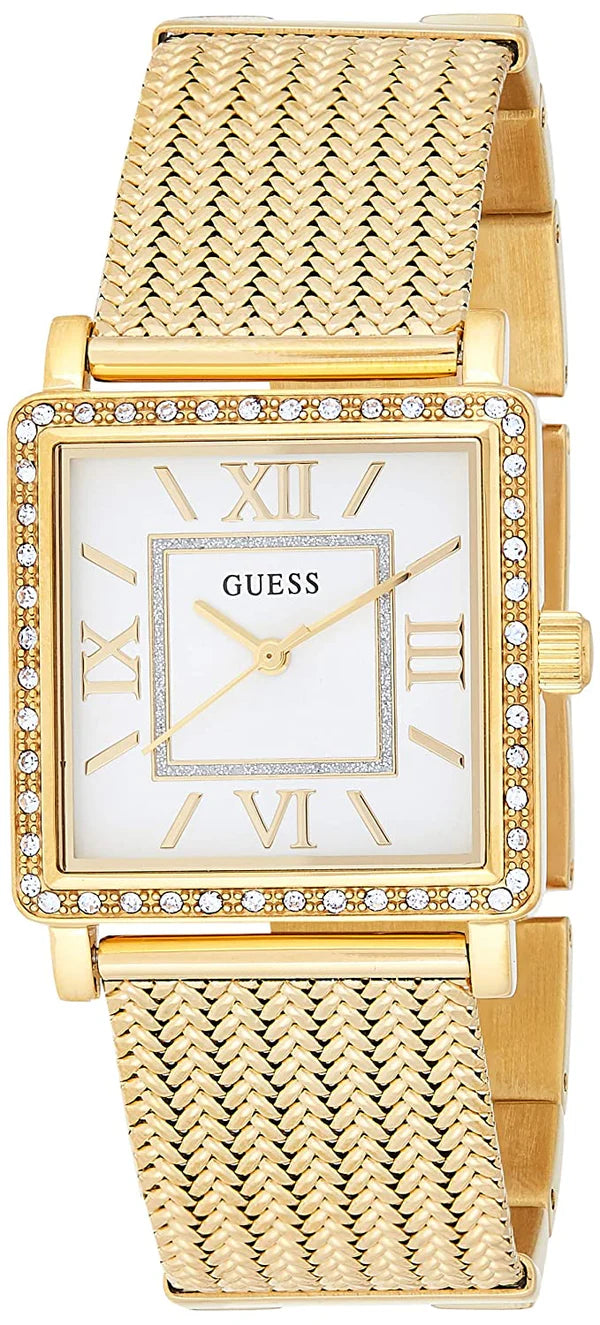 Guess highline off white dial ladies watch w0826l2