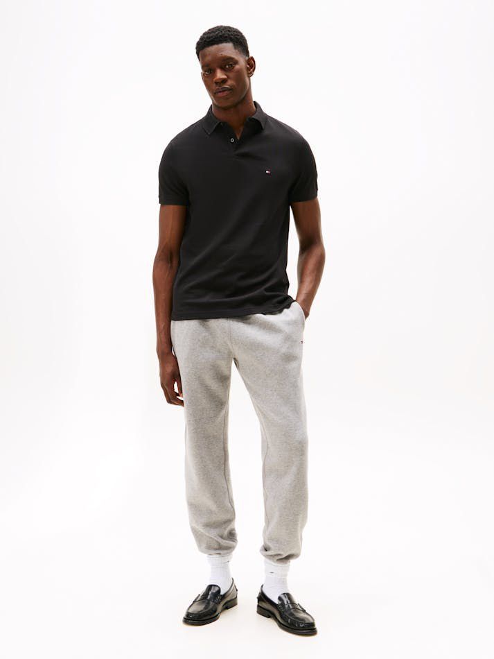 Tommy Hilfiger Slim Fit Pique Polo Shirt in Black