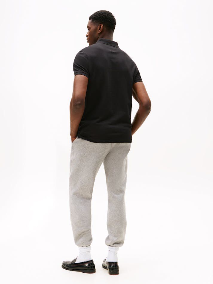 Tommy Hilfiger Slim Fit Pique Polo Shirt in Black