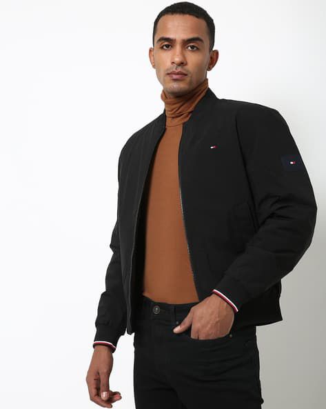 Tommy Hilfiger Reversible Bomber Jacket in Black