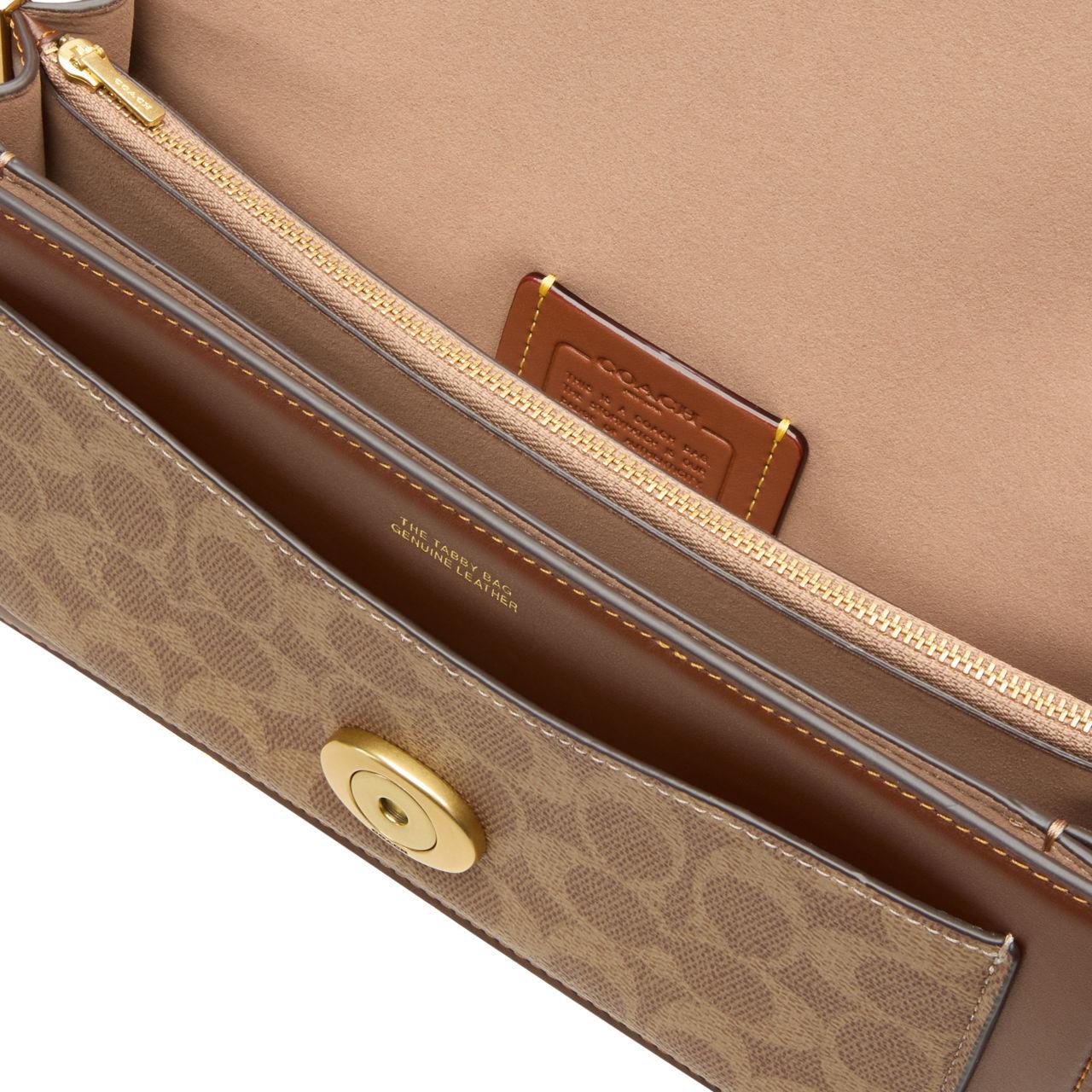 Coach Tabby Shoulder Bag 26 In Signature Canvas