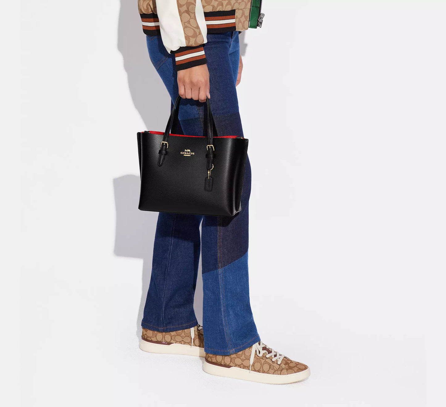 Coach Mollie Tote 25 in black