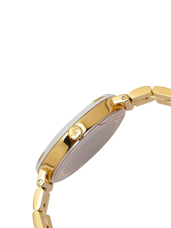 Michael Kors Women’s Quartz Stainless Steel Gold Dial 38mm Watch MK3792