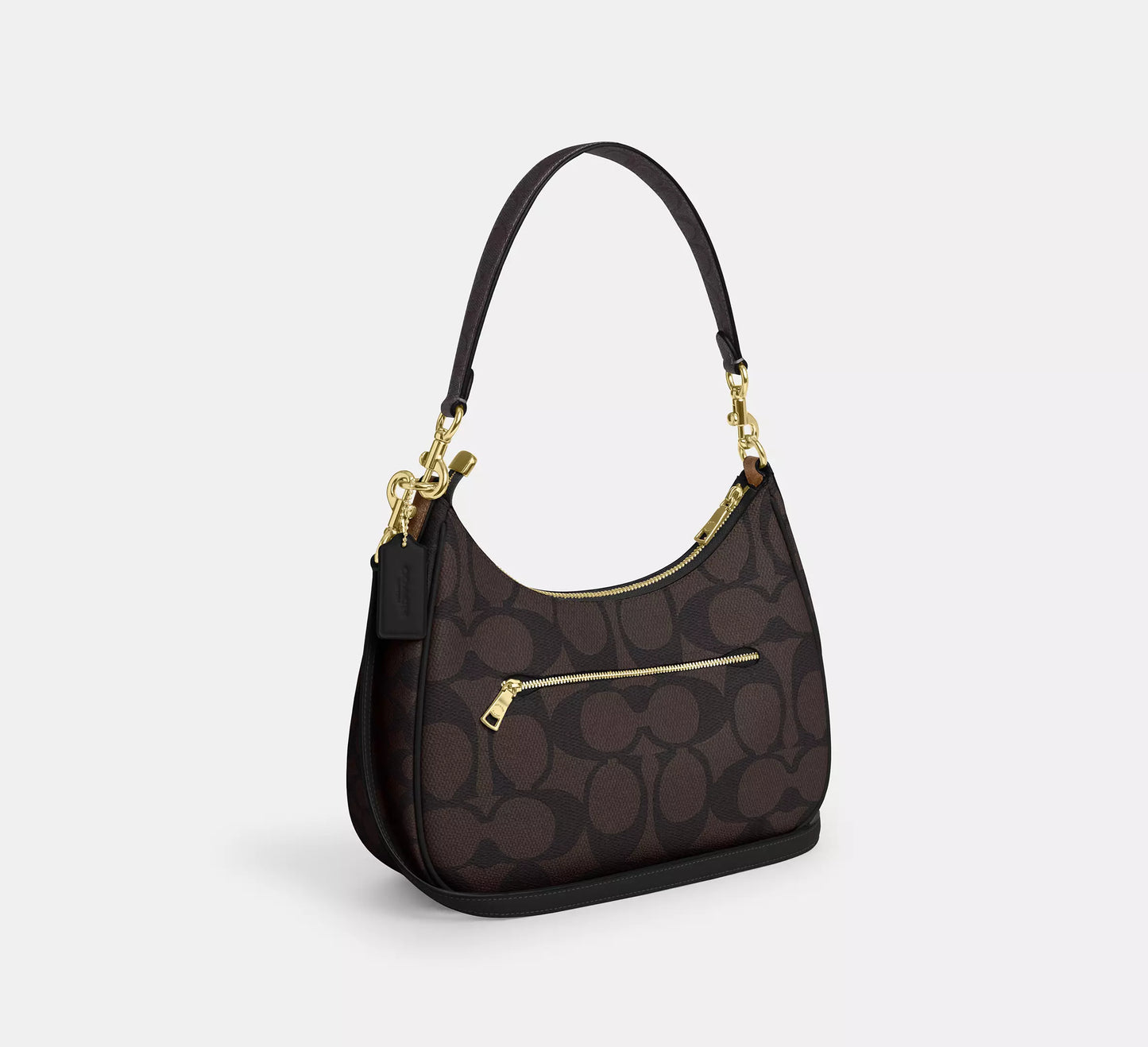 Coach Teri Hobo Bag In Blocked Signature Canvas
