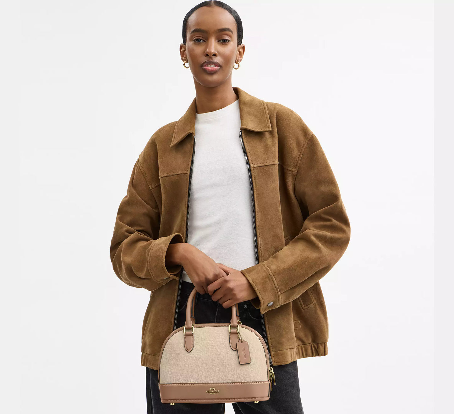 Sabrina Satchel Bag In Colorblock