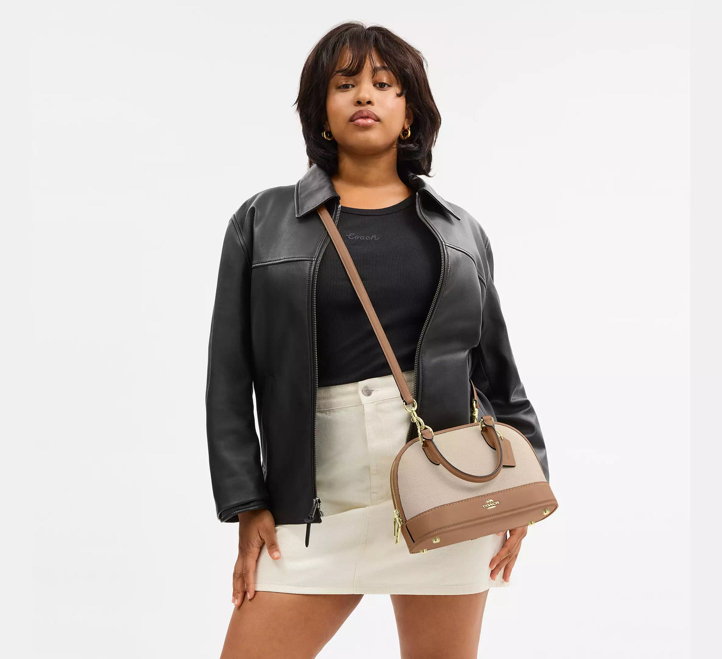 Sabrina Satchel Bag In Colorblock