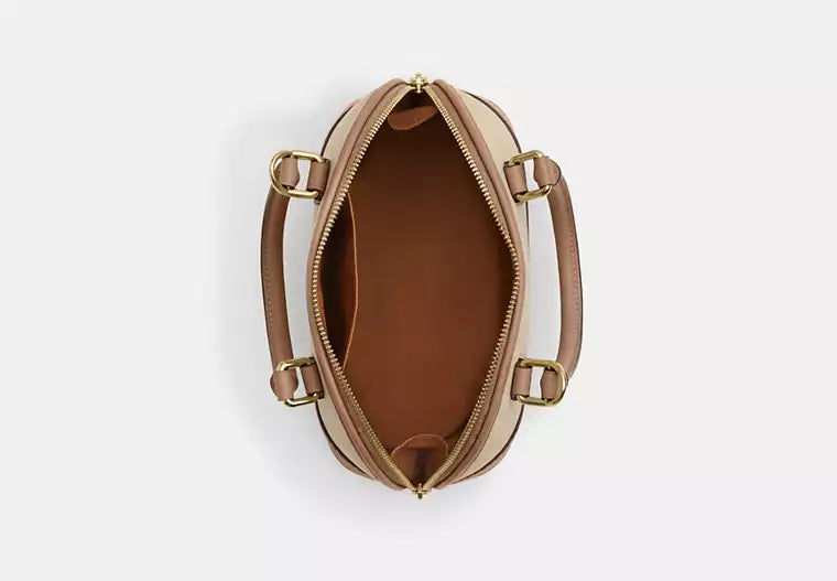 Sabrina Satchel Bag In Colorblock