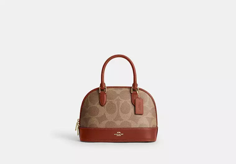 Sabrina Satchel Bag In Signature Canvas