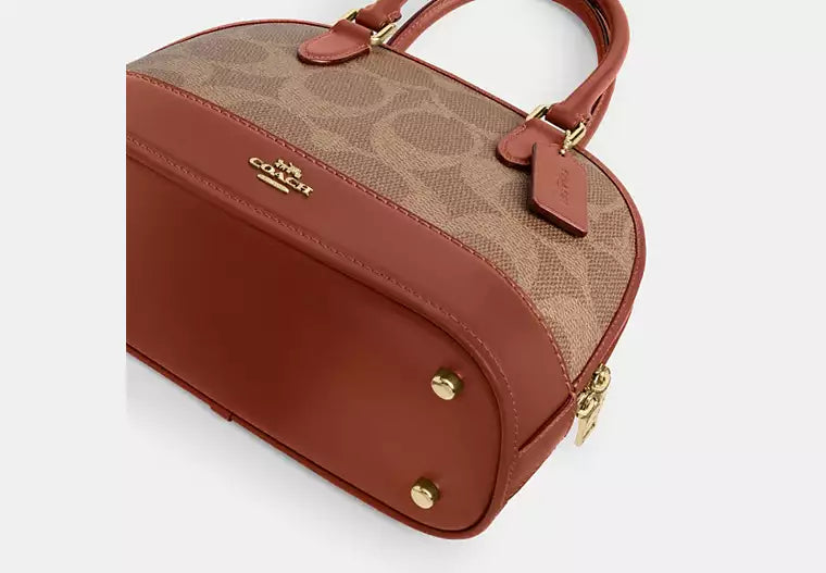 Sabrina Satchel Bag In Signature Canvas