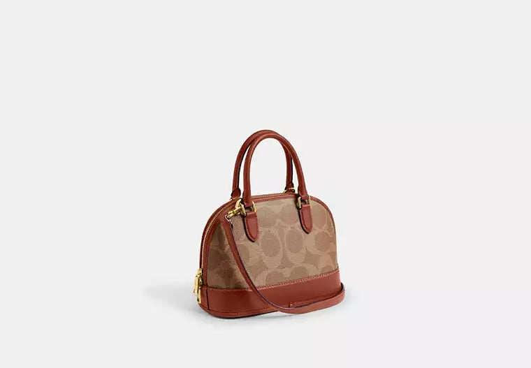 Sabrina Satchel Bag In Signature Canvas