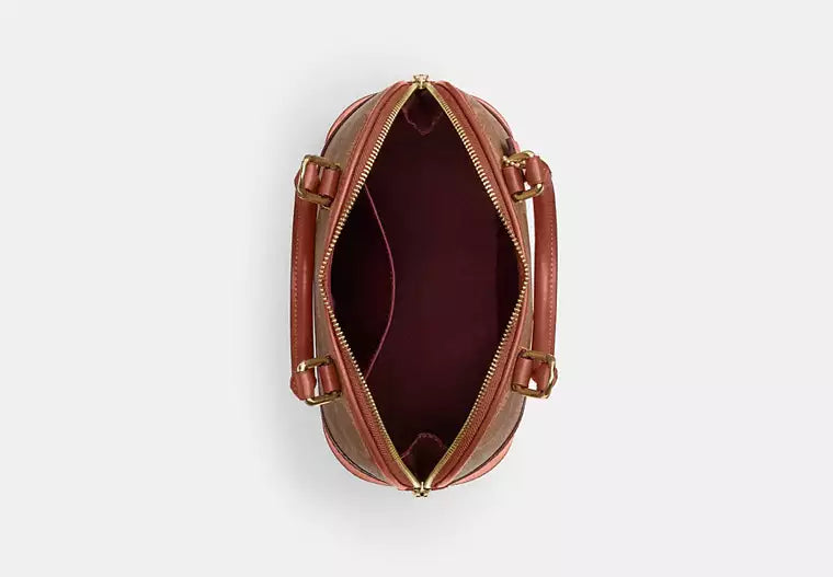 Sabrina Satchel Bag In Signature Canvas