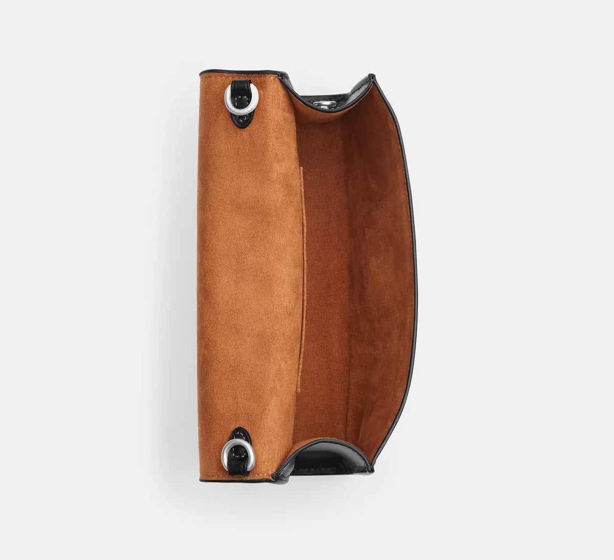 Coach Flap Clutch Crossbody In Signature Canvas