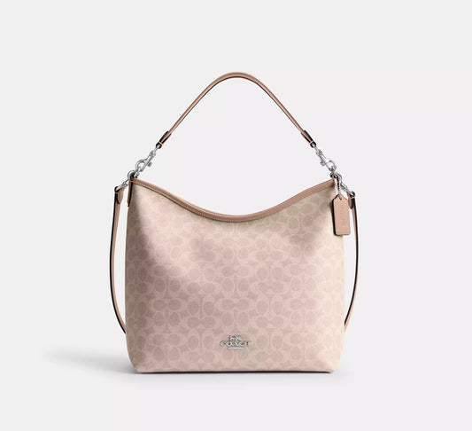 Laurel Large Shoulder Bag In Signature Canvas