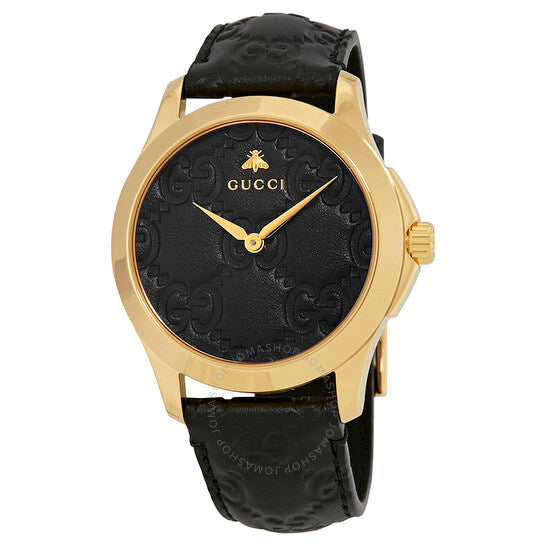 G-Timeless Black GG Dial Ladies Watch YA1264034
