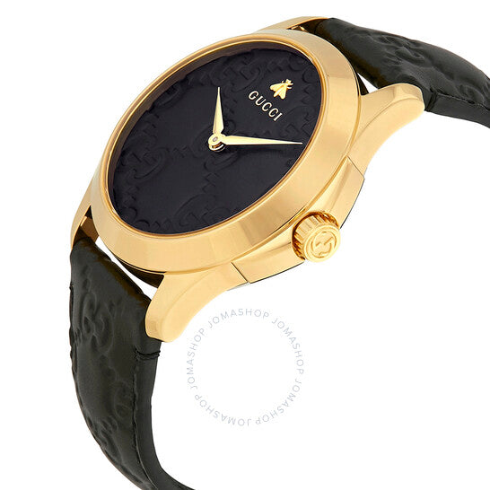 G-Timeless Black GG Dial Ladies Watch YA1264034