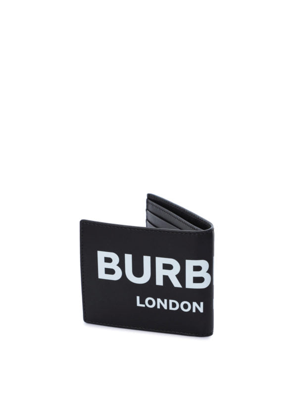 BURBERRY Horseferry print bifold wallet