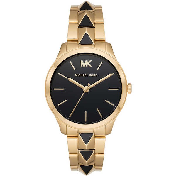 Michael Kors Women’s Quartz Stainless Steel Black Dial 38mm Watch MK6669