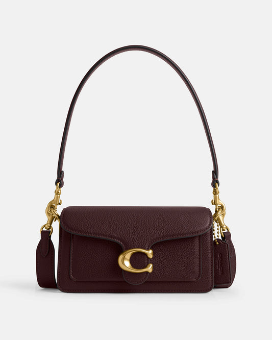 Tabby Shoulder Bag 20 in BURGUNDY