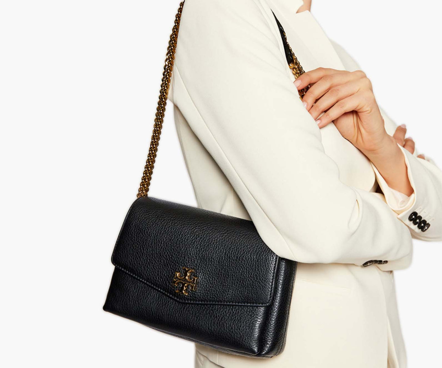 Tory Burch – Kira Pebbled Small Convertible Shoulder Bag