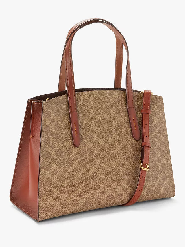 Coach Signature Charlie Carryall Tote Bag