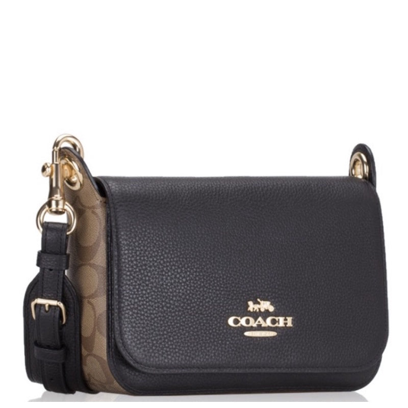 Coach Small Jes Messenger In Signature Canvas