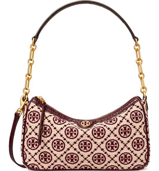 Tory Burch – T Monogram Chenille Chain Bag