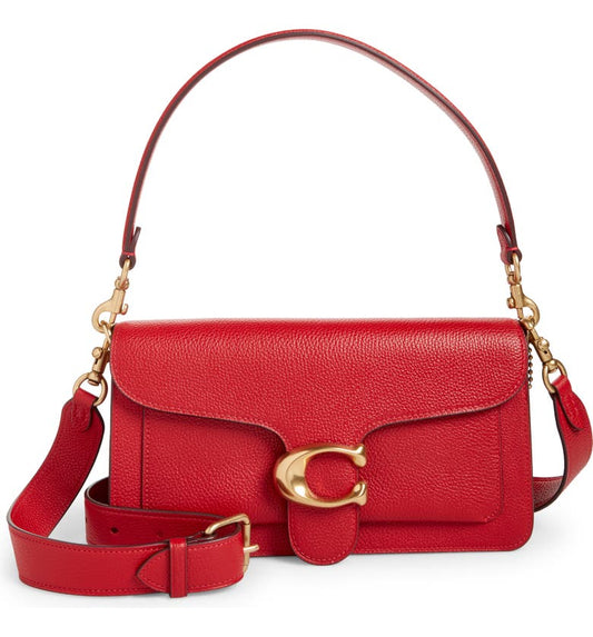 COACH RED ‘TABBY CHAIN’ SHOULDER BAG 26