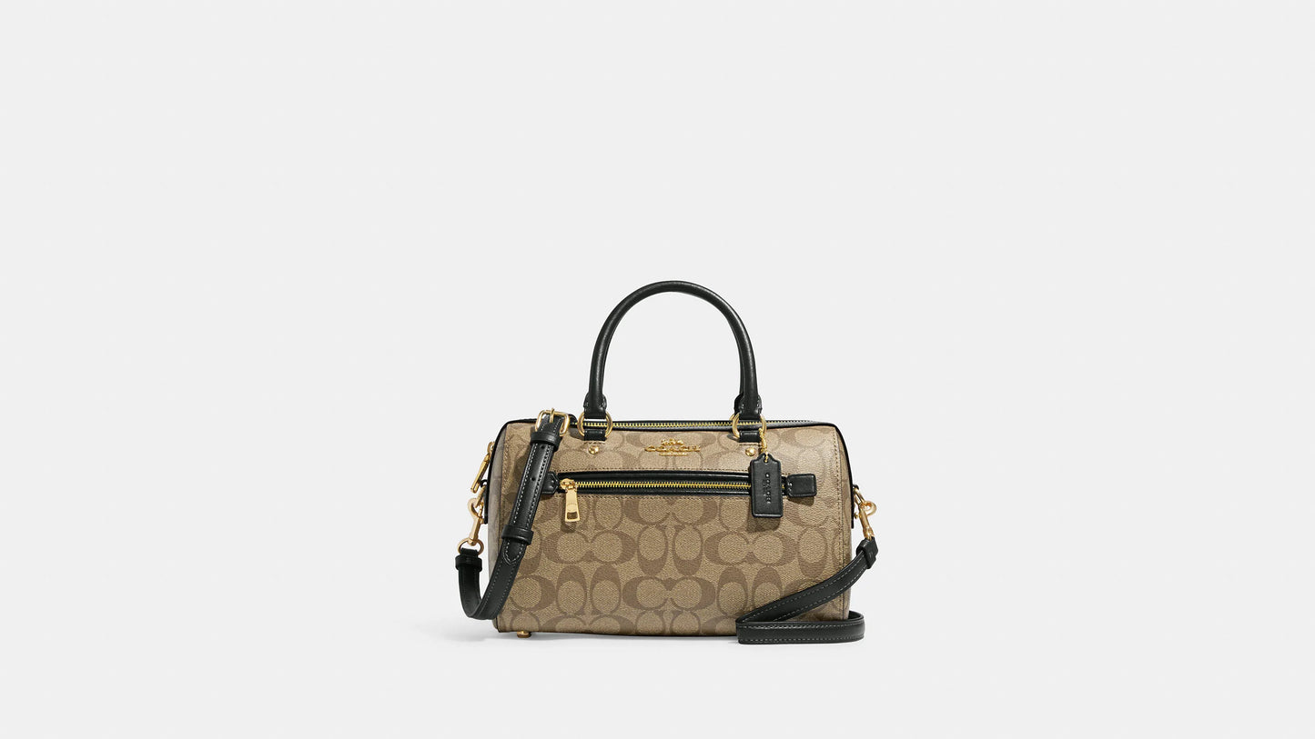 Coach Rowan Satchel In Signature Canvas