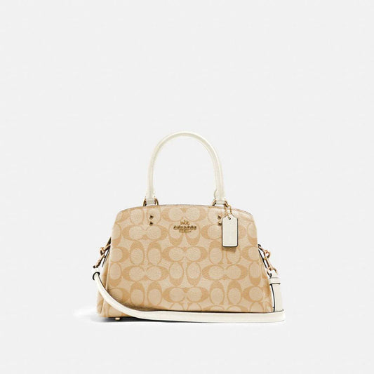 Coach Mini Lillie Carryall In Signature Canvas