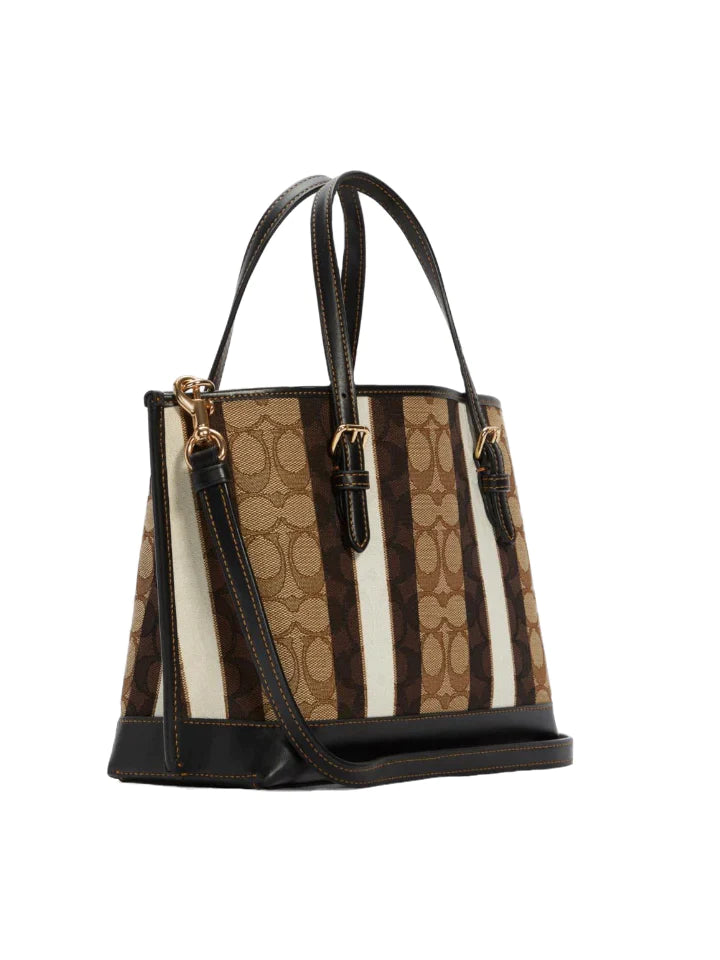 Coach Mollie Tote In Signature Jacquard Small