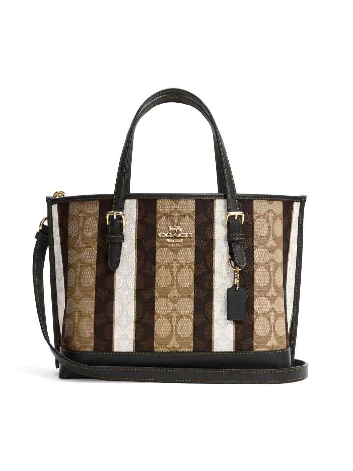 Coach Mollie Tote In Signature Jacquard Small