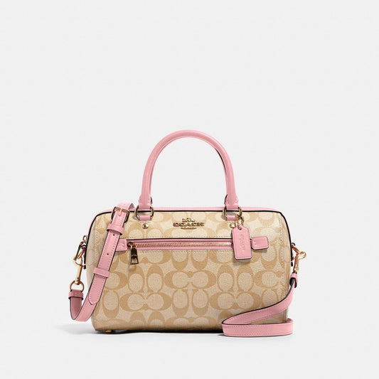 Coach Rowan Satchel In Signature Canvas