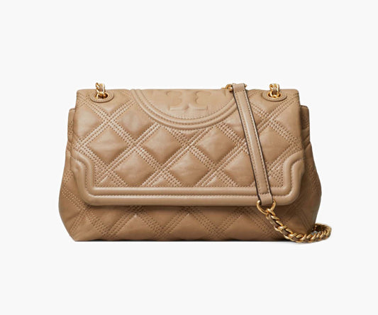 Tory Burch – Fleming Basket Weave Shoulder Bag